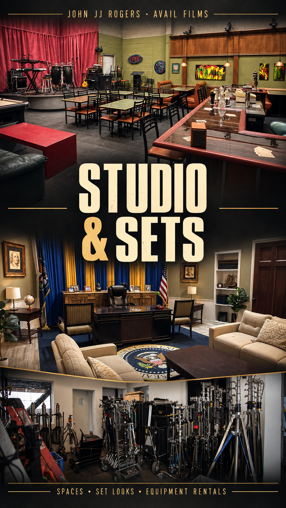 Studio & Sets — John JJ Rogers and Avail Films
